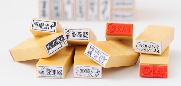 OWO-1 和風事務用スタンプ 一つ選択