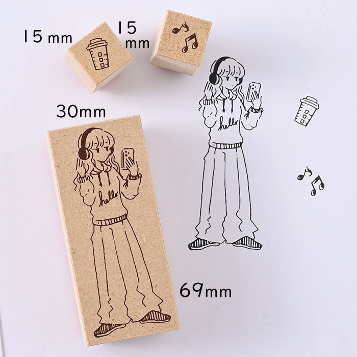 GSS-03 ガールズイラストスタンプ