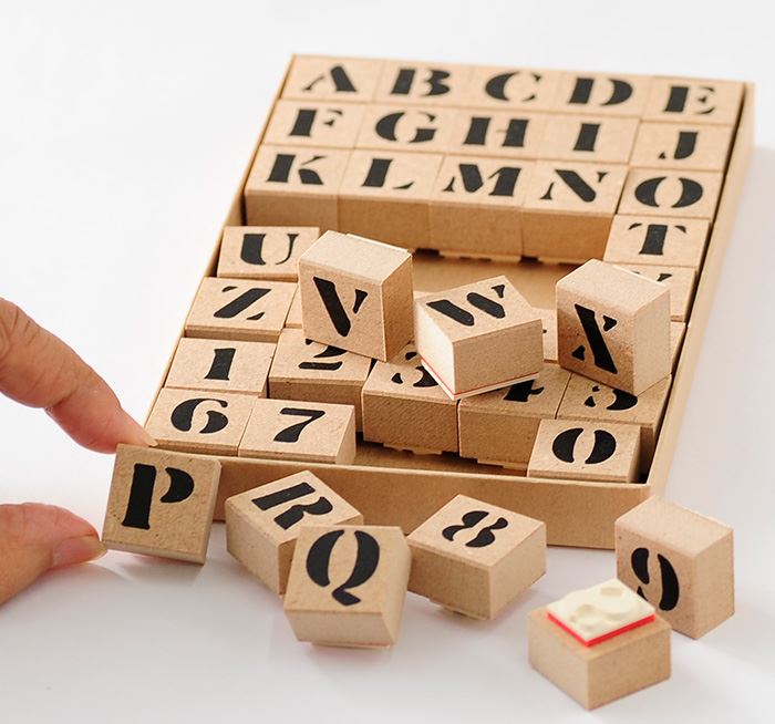 K9-01 ステンシルアルファベットスタンプ