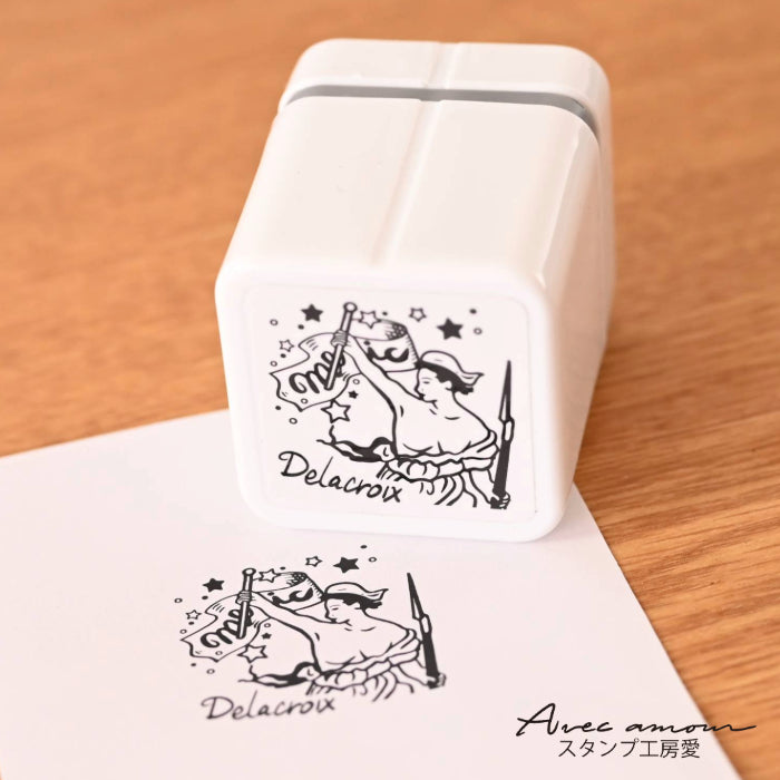 MGC-17 手のひら名画スタンプ-自由の女神 ドラクロア-