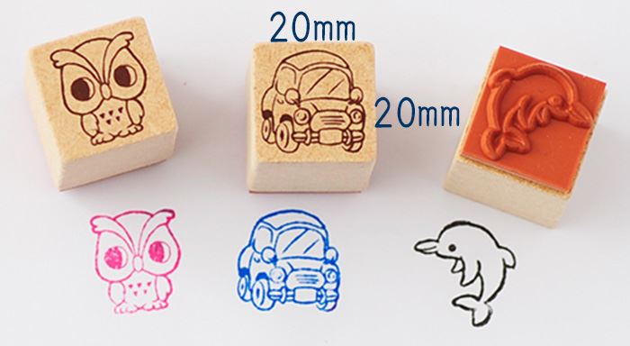 PB-3S 選べるけしごむはんこ 40種類 三つ選択