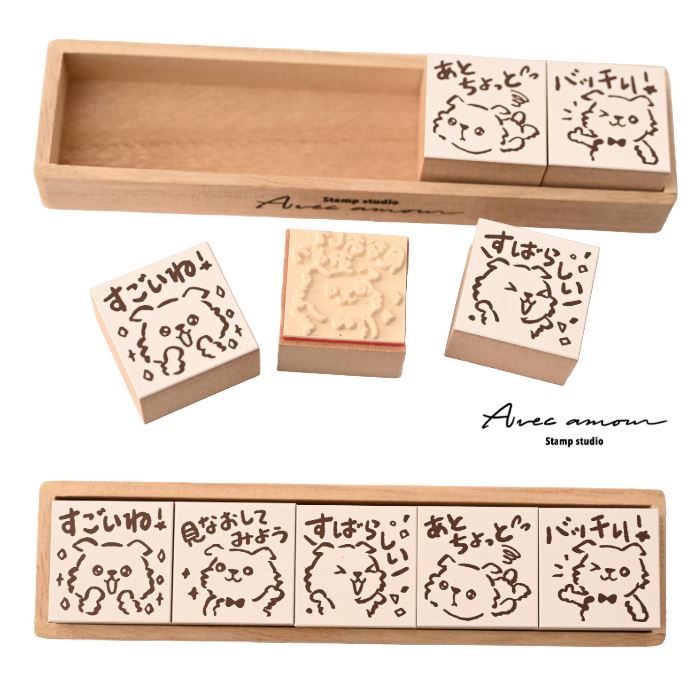 Q8-01 評価印5個セット 【すごいね! 見なおしてみよう すばらしい! あとちょっと バッチリ!】