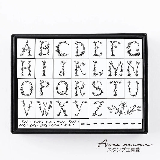 SSK-01 おしゃれアルファベットスタンプ