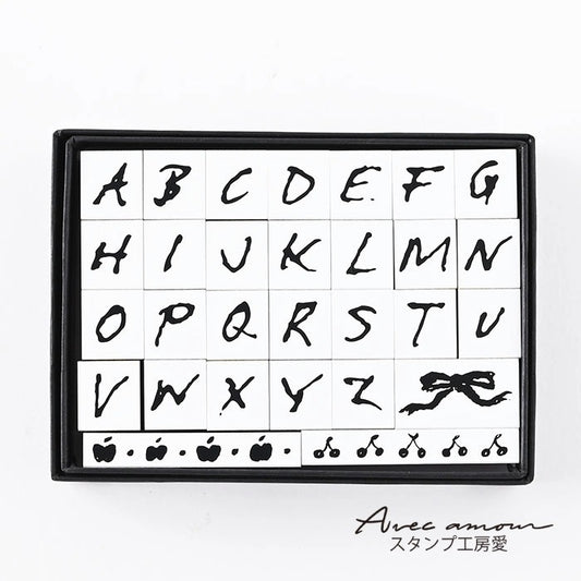 SSK-02 おしゃれアルファベットスタンプ