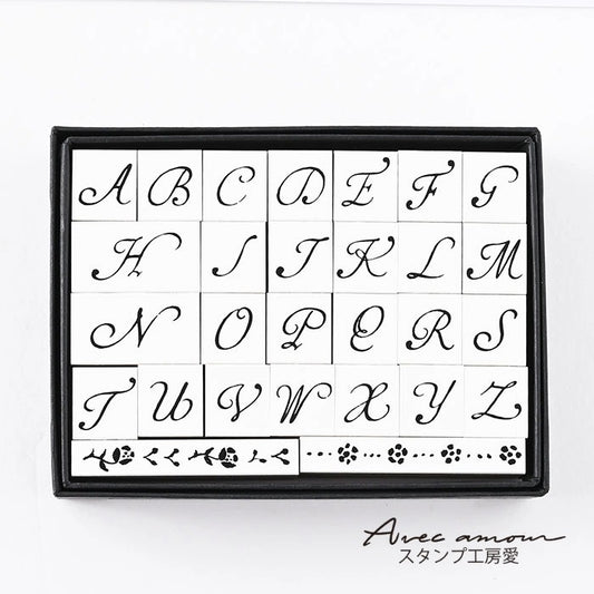 SSK-03 おしゃれアルファベットスタンプ