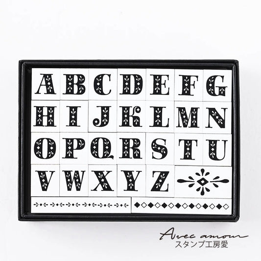 SSK-06 おしゃれアルファベットスタンプ