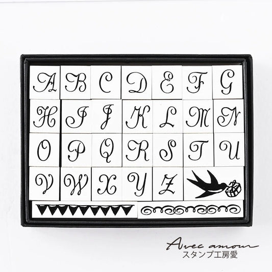 SSK-07 おしゃれアルファベットスタンプ
