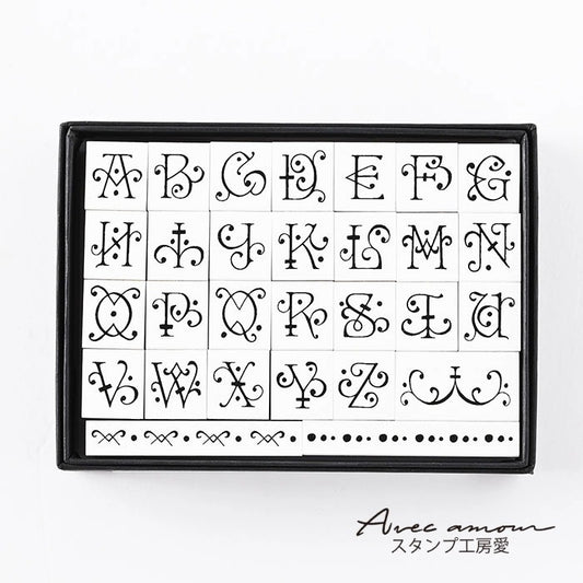 SSK-08 おしゃれアルファベットスタンプ