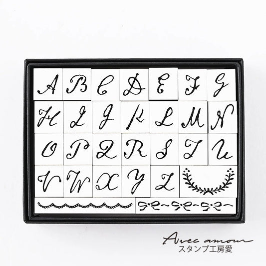 SSK-09 おしゃれアルファベットスタンプ