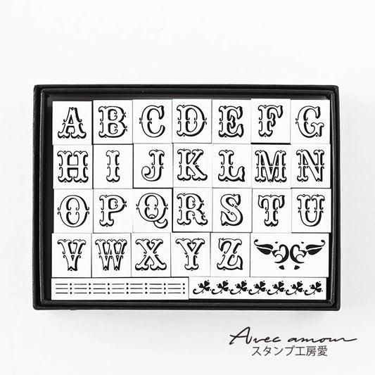 SSK-10 おしゃれアルファベットスタンプ