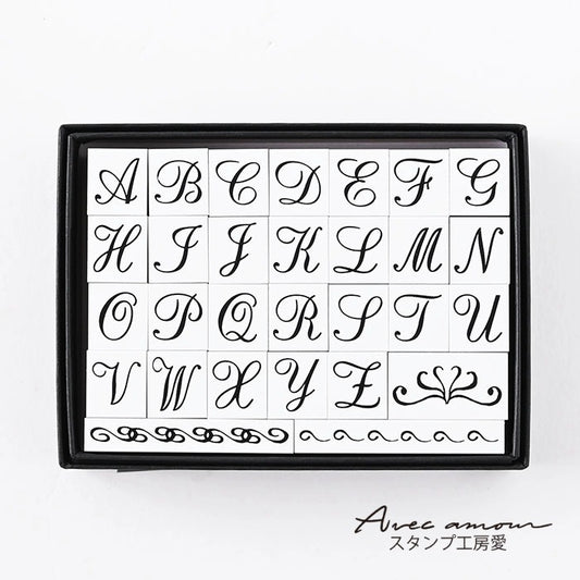 SSK-11 おしゃれアルファベットスタンプ