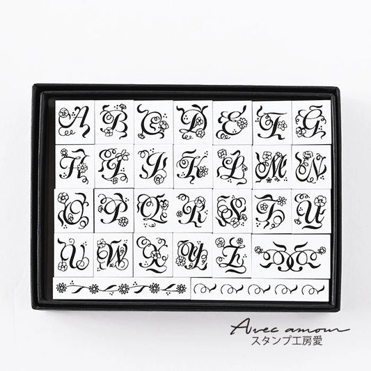 SSK-12 おしゃれアルファベットスタンプ