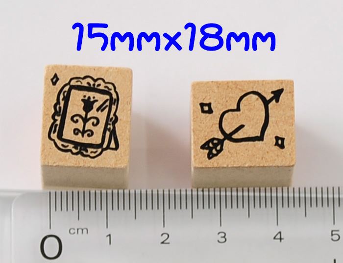 WMM-04 レトロ和モダンスタンプ フェアレディ スタンプ8本セット