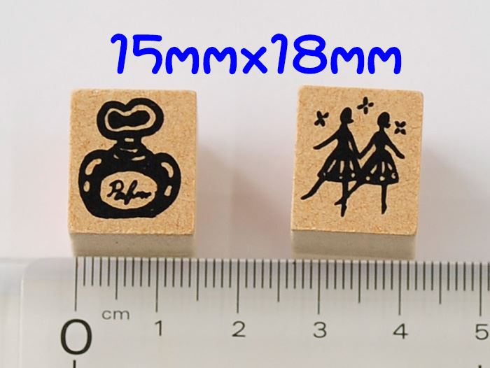WMM-05 レトロ和モダンスタンプ ショウガール スタンプ8本セット