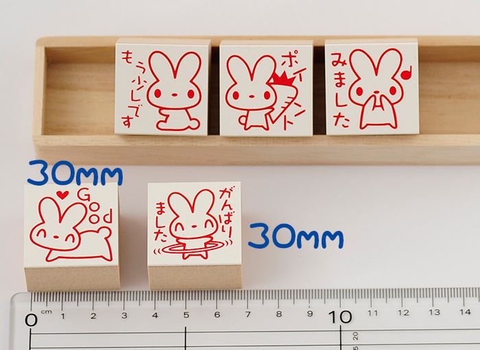Q3-02 ごほうび評価印5個セット 【Good もう少しです がんばりました ポイント みました】
