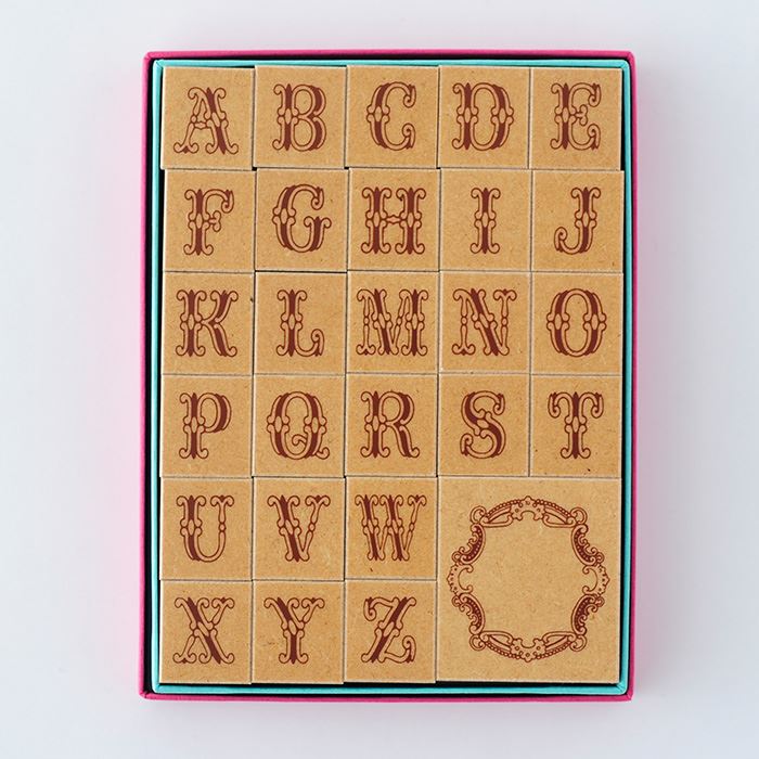 K3-04 デコ・アルファベットスタンプセット