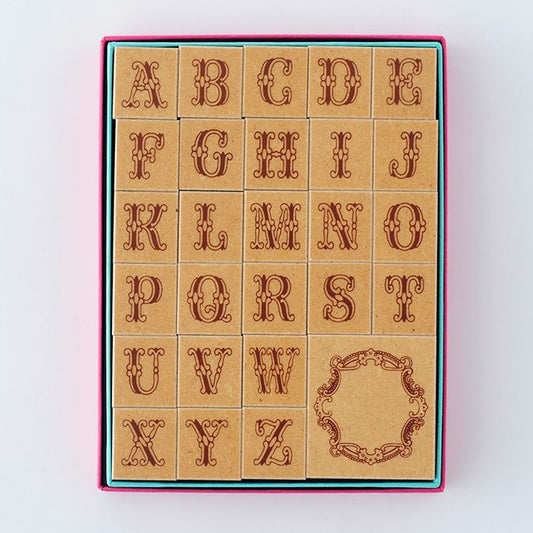 K3-04 デコ・アルファベットスタンプセット