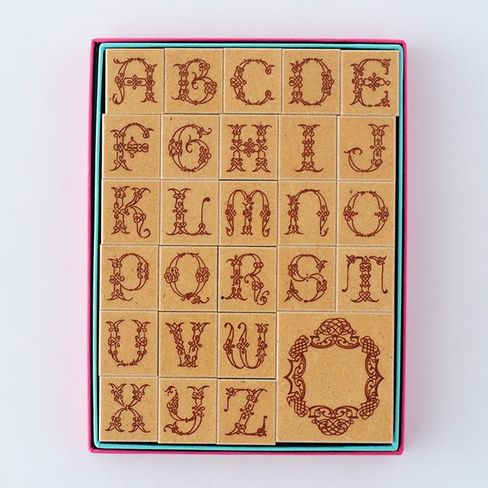 K3-07 デコ・アルファベットスタンプセット