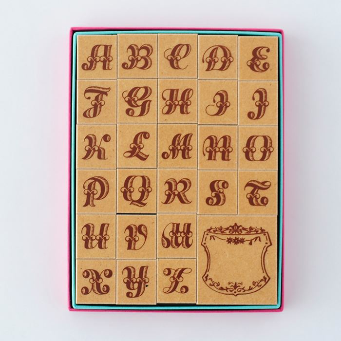 K3-08 デコ・アルファベットスタンプセット