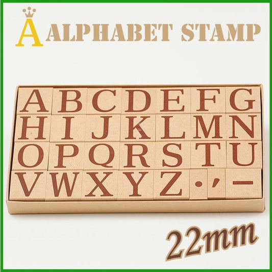 K4-03 アルファベットスタンプ 22mm
