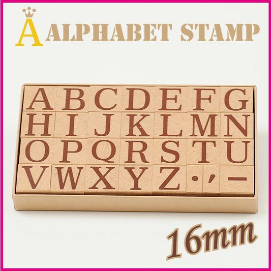 K4-05 アルファベットスタンプ 16mm