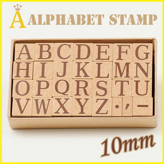 K4-07 アルファベットスタンプ 10mm