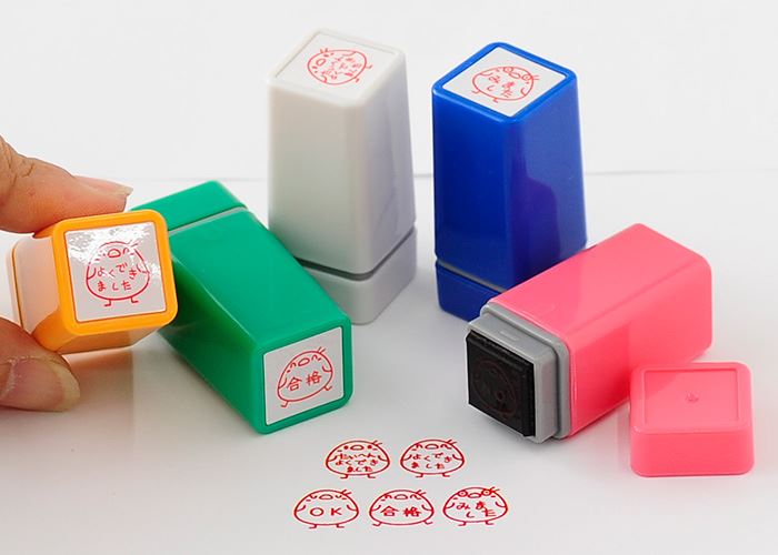 CS5-04 浸透印せんせいスタンプ 5本セット