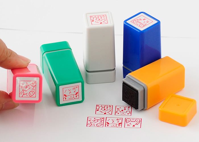 CS5-09 浸透印せんせいスタンプ 5本セット