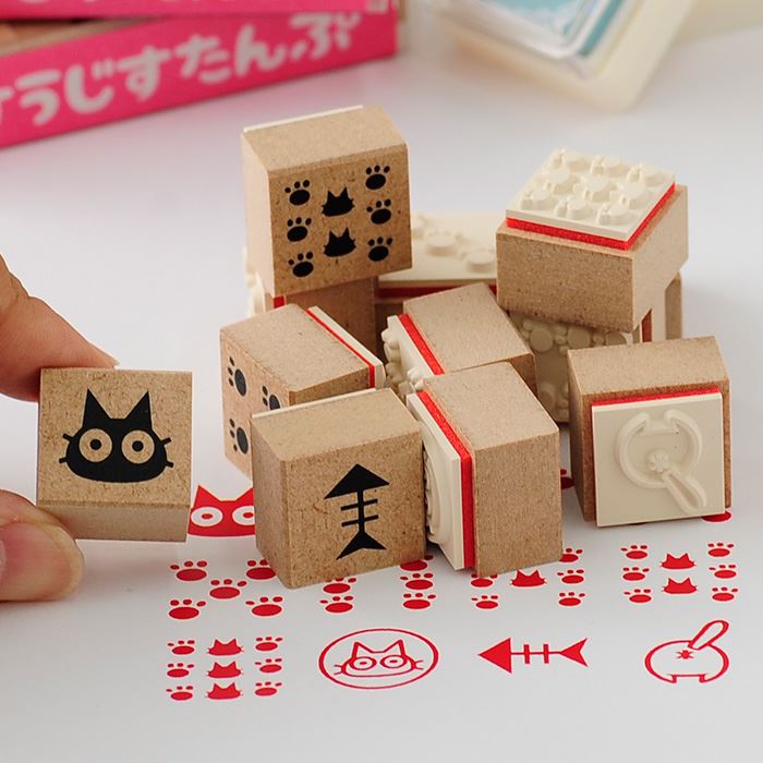 SUJ-05 すうじスタンプセット ゴム印