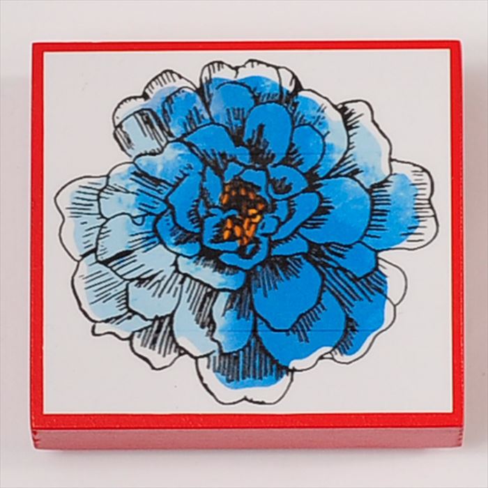 FR-01 Blooming STAMP ブルーダリア ゴム印