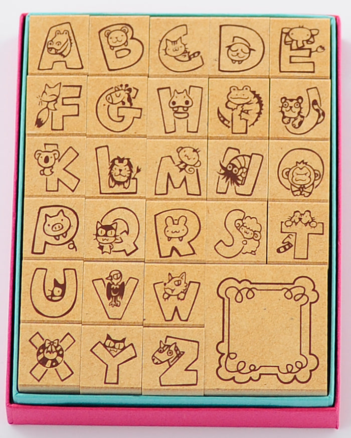 K3-01 デコ・アルファベットスタンプセット