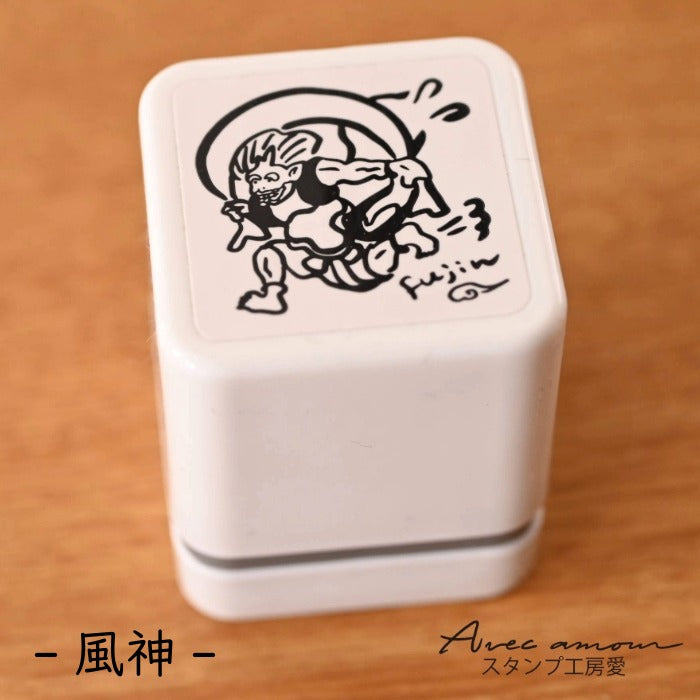 MGC-02　手のひら名画スタンプ-風神　風神雷神図-