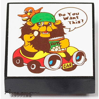 amm-14　Bear cub stamp