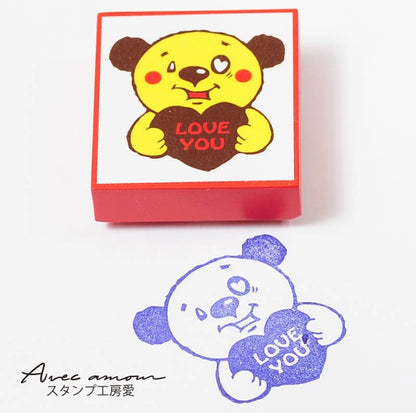 amm-17　Bear cub stamp