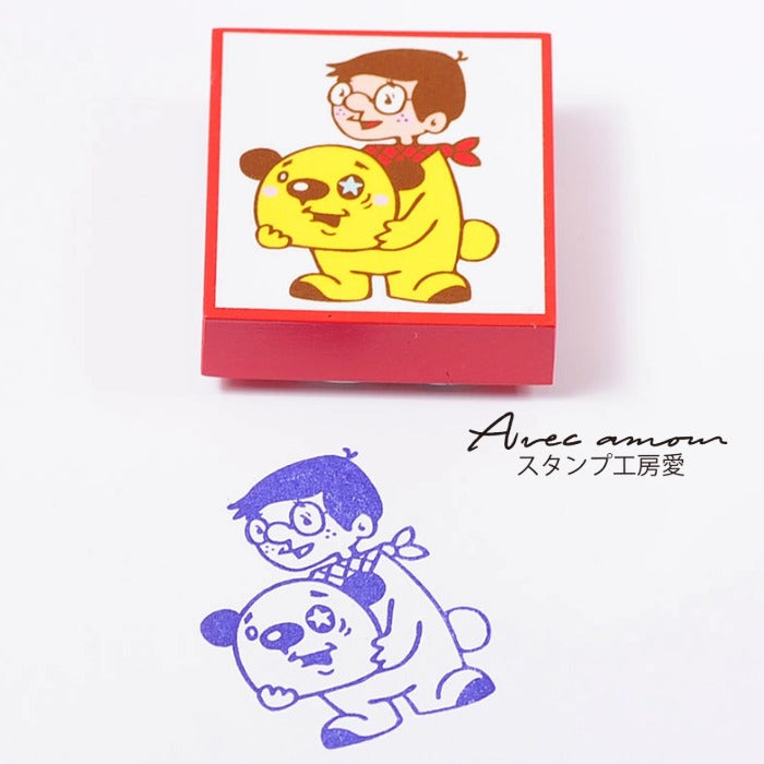 amm-22　Bear cub stamp