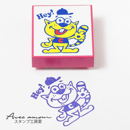 amm-09　Bear cub stamp