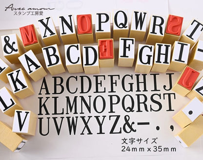 ABC-11　 アルファベットスタンプセット 　特大号