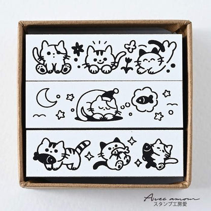 BOR3-03   ボーダースタンプ３個セット