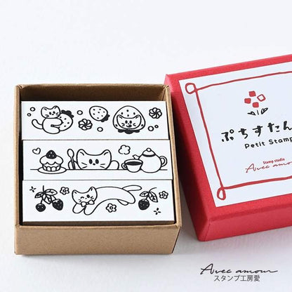 BOR3-07  ボーダースタンプ３個セット