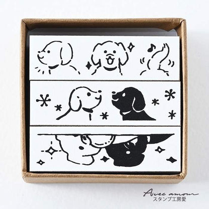 BOR3-10  ボーダースタンプ３個セット