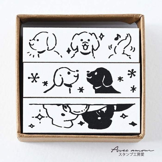 BOR3-10  ボーダースタンプ３個セット