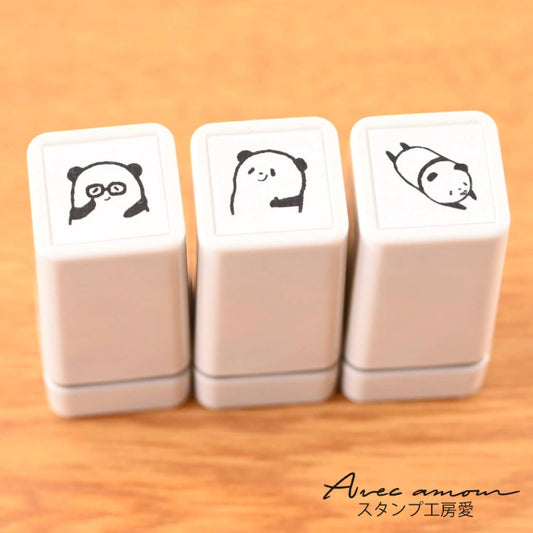 C3M-01　 ミニスタンプ3個セット （浸透印）