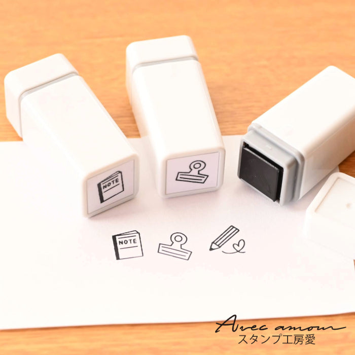 C3M-04　 ミニスタンプ3個セット （浸透印）
