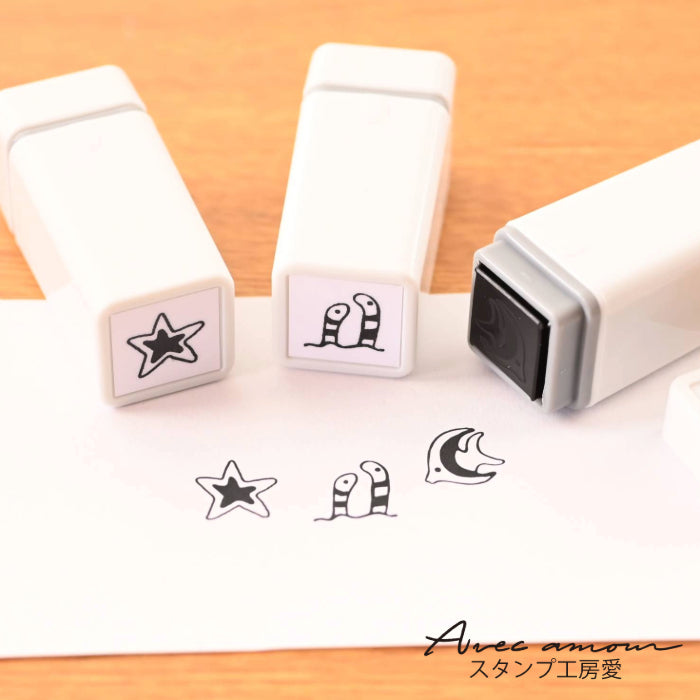 C3M-07　 ミニスタンプ3個セット （浸透印）