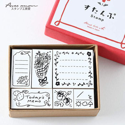 dia-04  手帳スタンプセット
