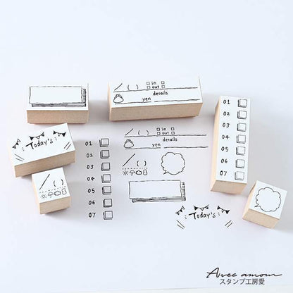 dia-05  手帳スタンプセット