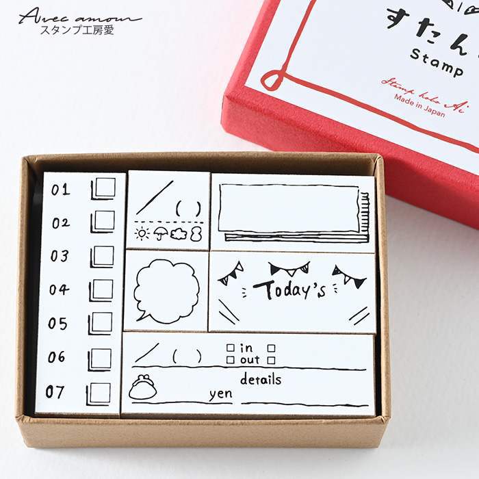 dia-05  手帳スタンプセット