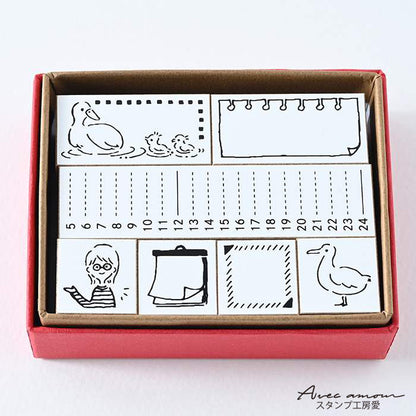 dia-07  手帳スタンプセット