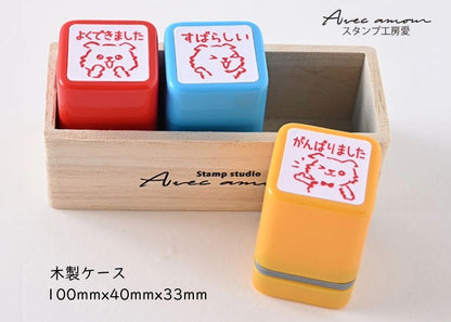 E3-01  先生スタンプ 3本セット