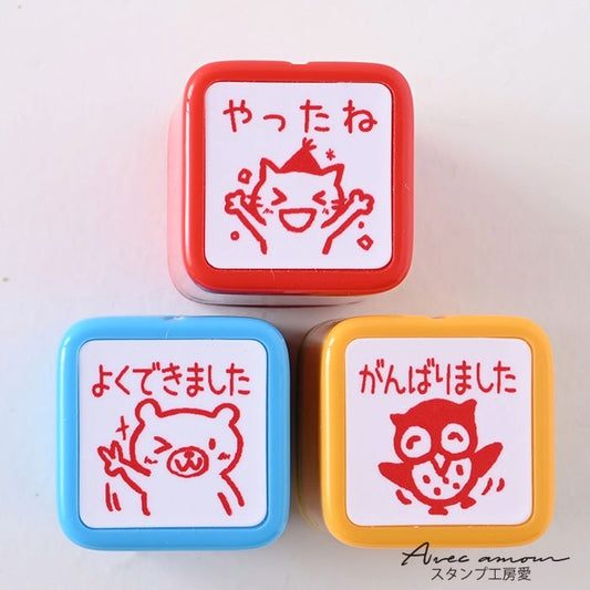 E3-04  先生スタンプ 3本セット